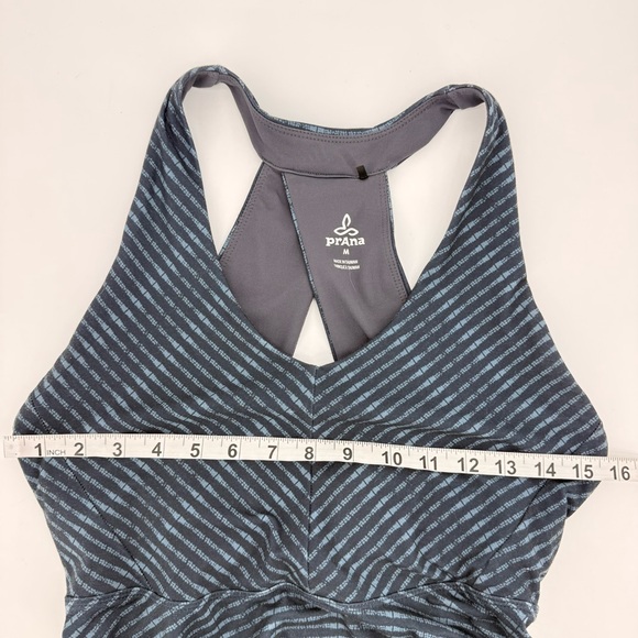 PrAna Womens Athleisure Boho Handkerchief Hem Midi Dress Racerback Size M Summer - Picture 5 of 10